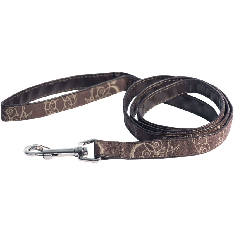 F1044 Laisse marron chien