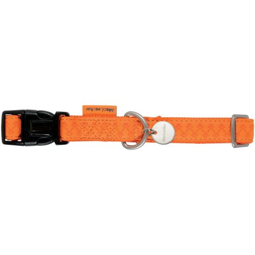 Collier chien orange DOO-F1452