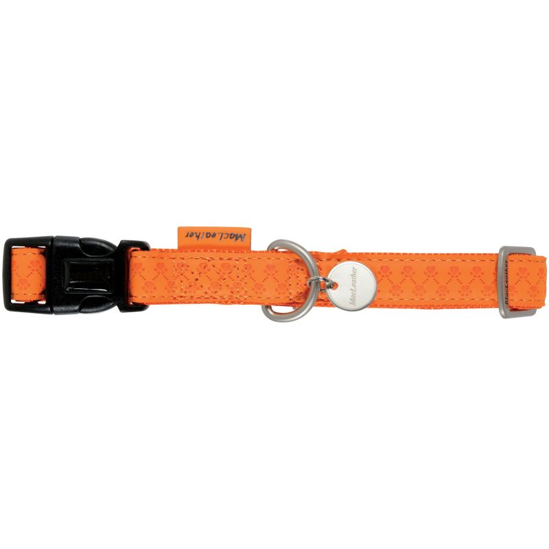Collier chien orange DOO-F1452