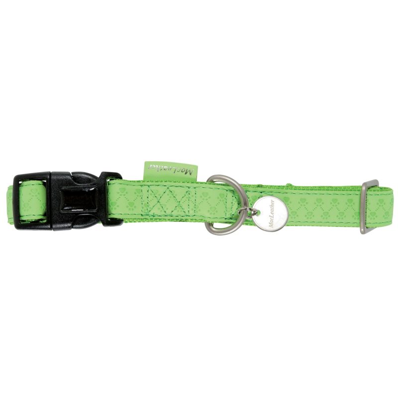 Collier chien vert F1452