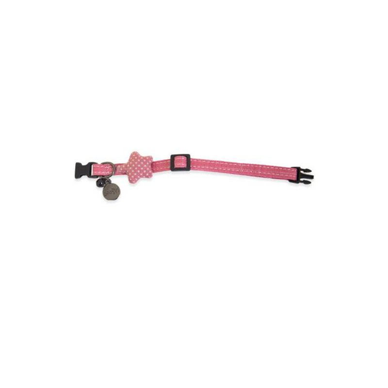 Collier chat F2600 rose