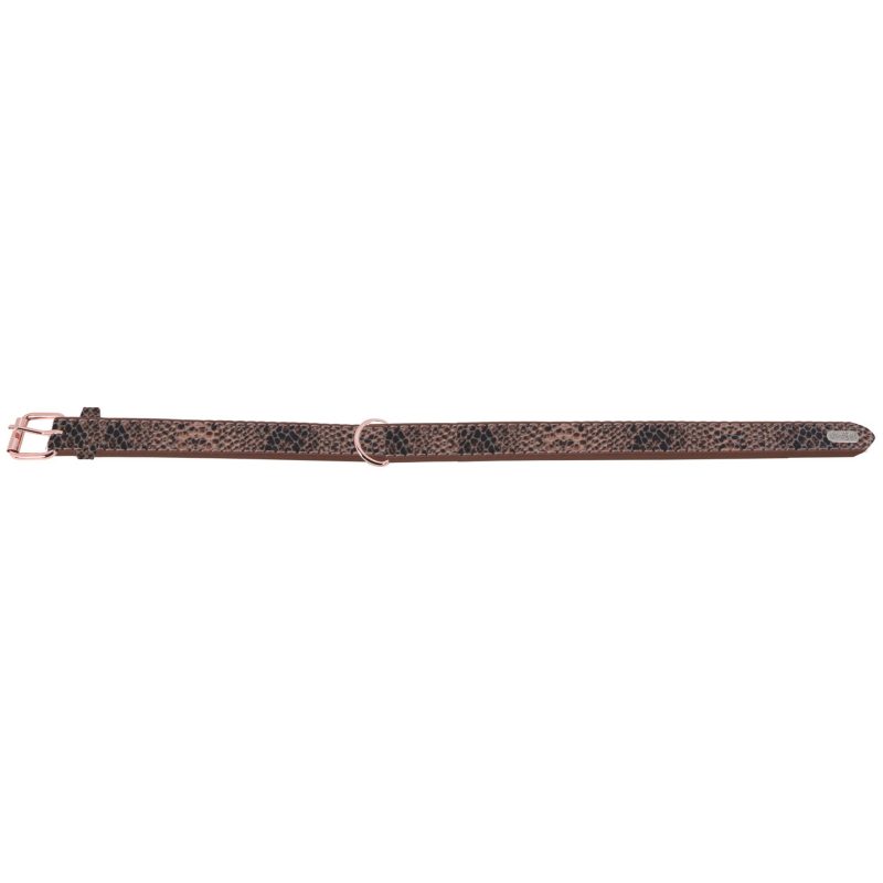 Collier chien F8701 marron