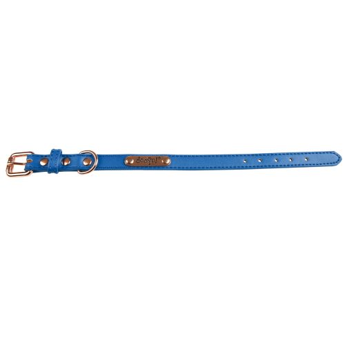 Collier chien bleu F8704