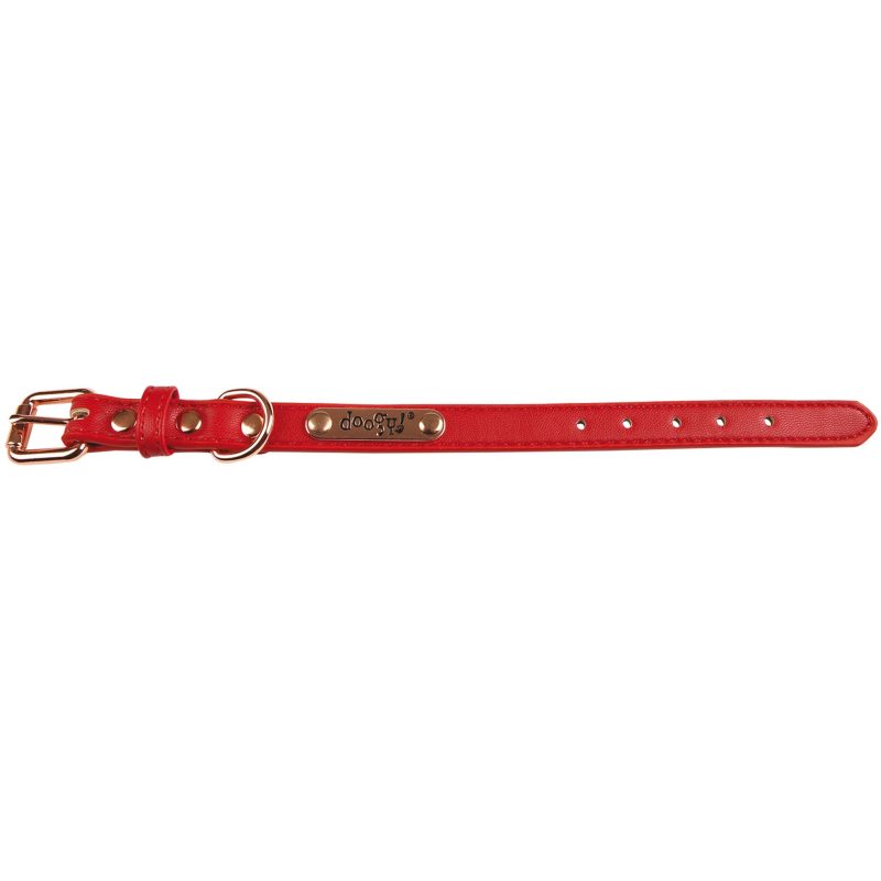 Collier chien rouge F8704