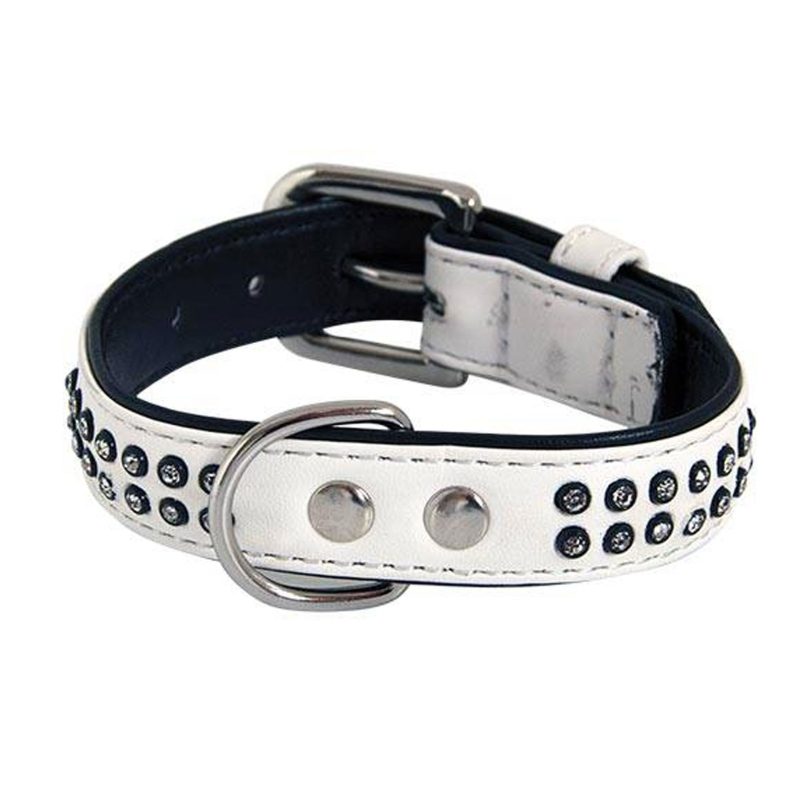 Collier Chien Glamorous 2 Rang de strass Doogy Glam – Image 2
