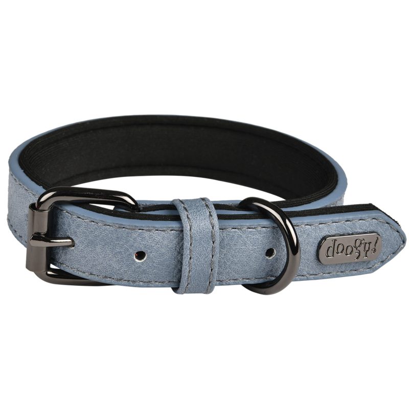 G1120 collier chien bleu