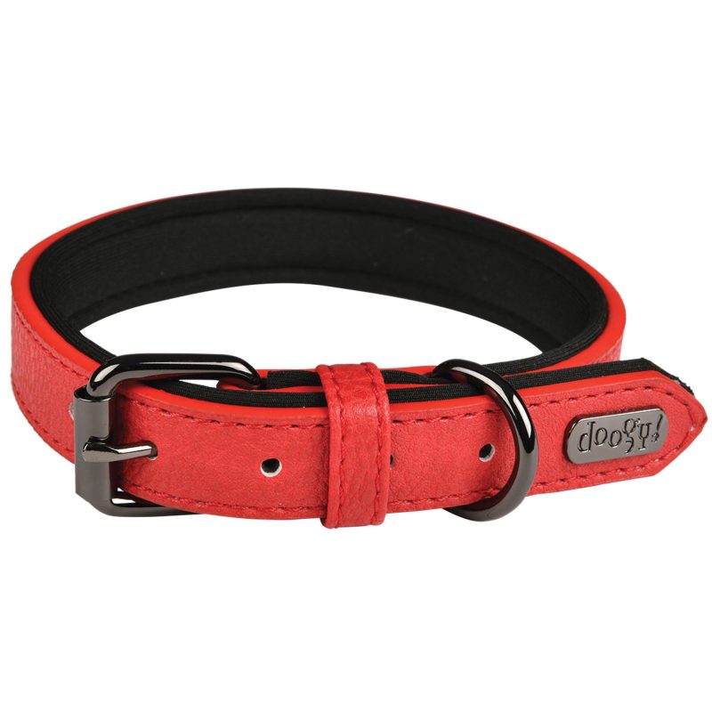 G1120 collier chien rouge