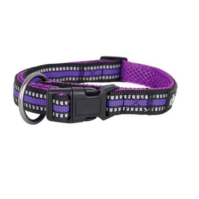 Collier chien violet G3210