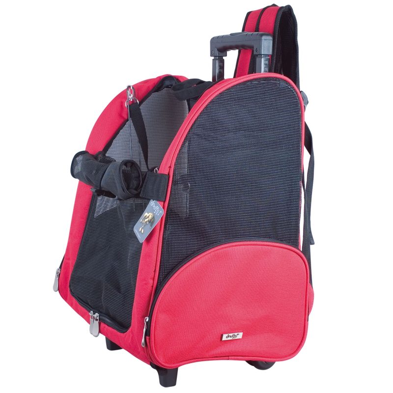Sac rouge pour chien L1413