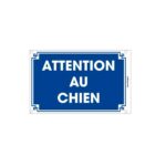 Plaque attention au chien Doogy 1-E0176