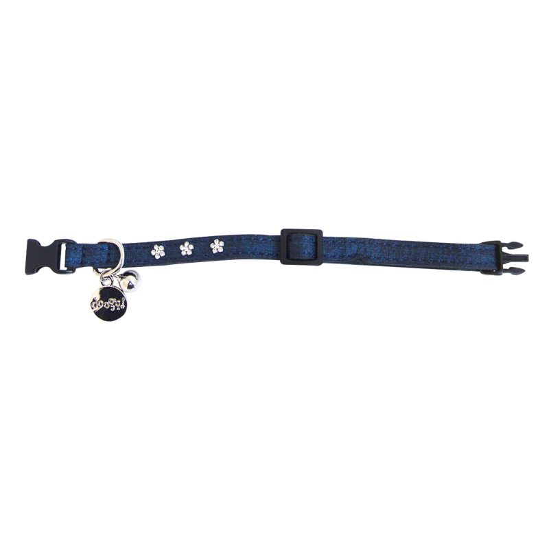 Collier bleu chat Doogy fashion F2620