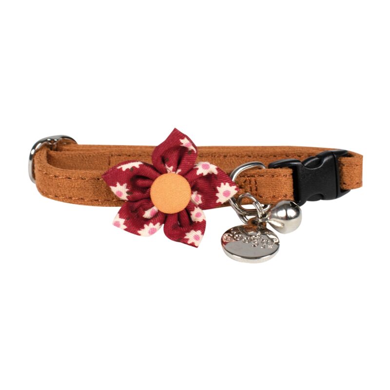 Collier chat Doogy F2660 marron