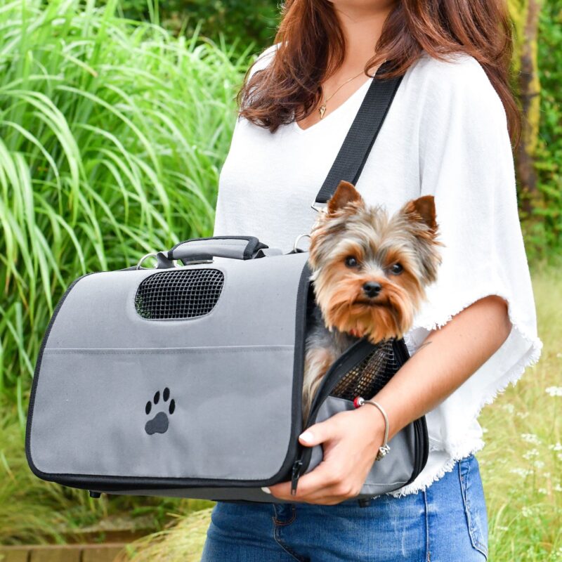 Sac chien Doogy gris L1420