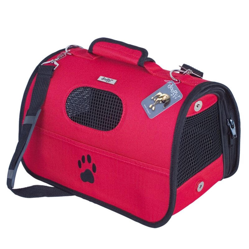 Sac chien Doogy rouge L1420