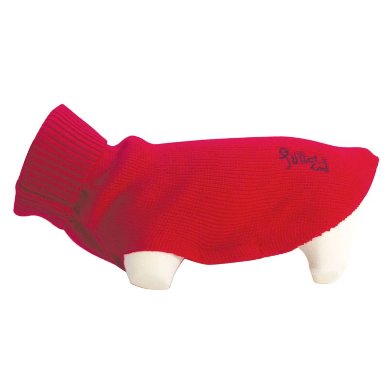 Pull chien Doogy rouge N7520