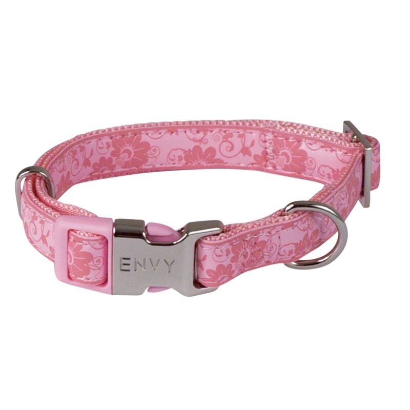 Collier pour chien Doogy rose F7220