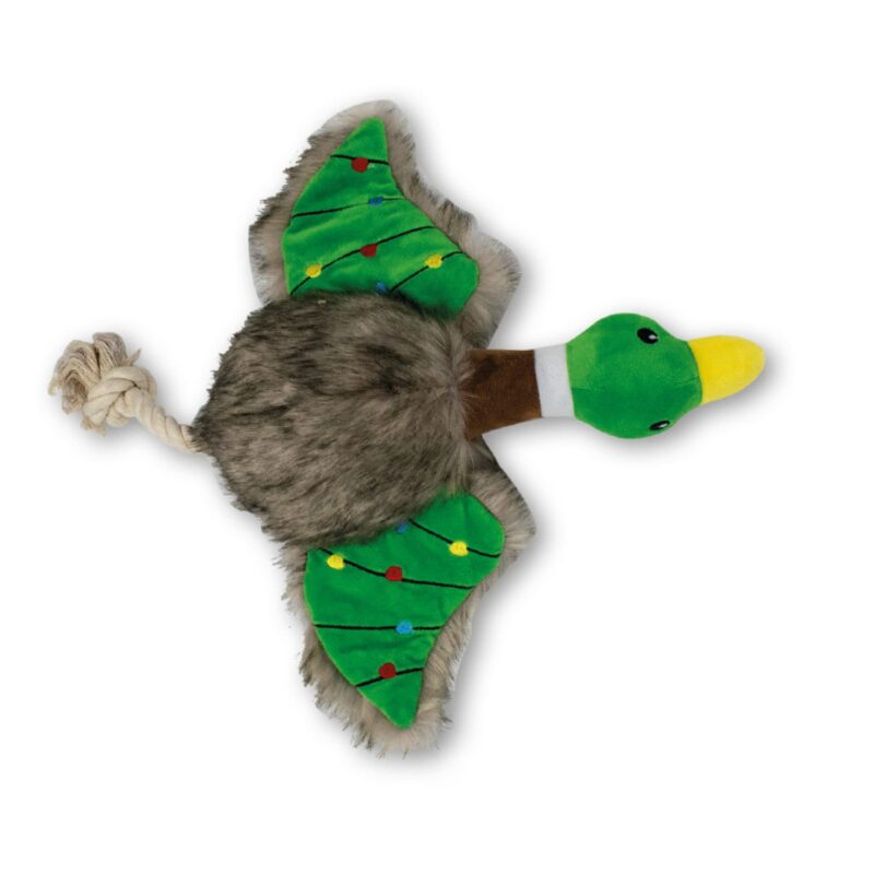 Peluche canard de Noël Doogy P1275